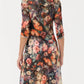 Johnny Was - 3/4 SLEEVE MESH MIDI DRESS