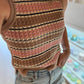 Varley - Deeley Stripe Stitch Tank Top