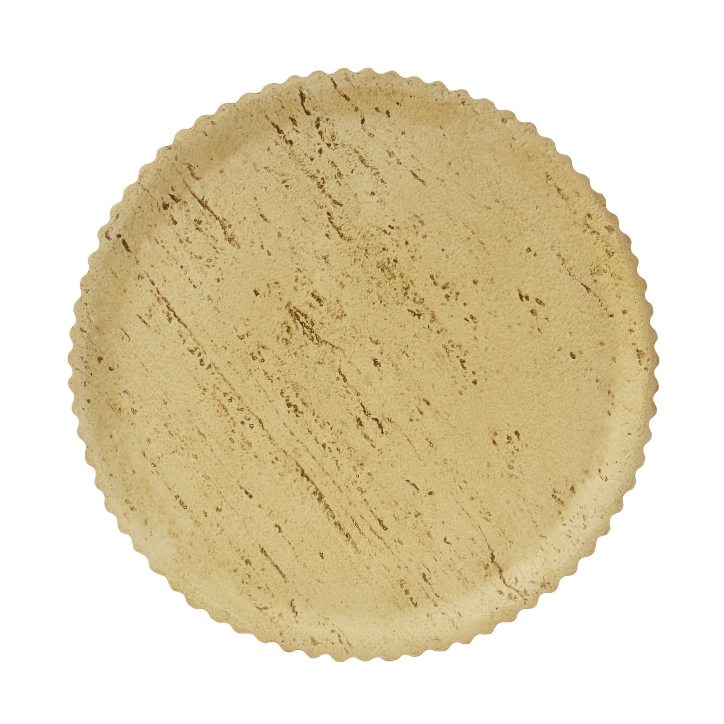 Cylindrical Outdoor Side Table Antique Brown MGO