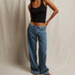 Perfectwhitetee - Mia Fine Variegated Rib Tank