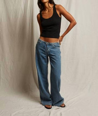 Perfectwhitetee - Mia Fine Variegated Rib Tank