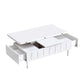 Lift Top Coffee Table with 2 Drawers and Hidden Storage Compartment for Living Room