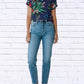 Diva Usa - Tropical Floral Viscose Blouse