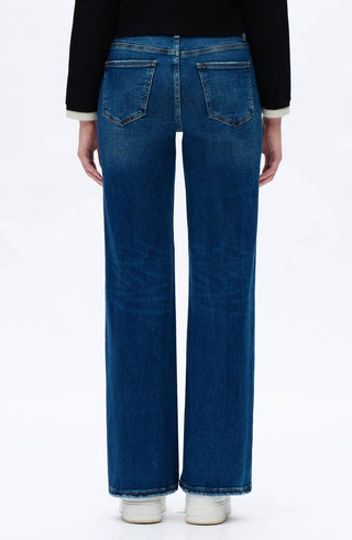 Bayeas - Lisa Mid Rise Wide Leg Jeans