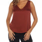 Joseph Ribkoff - V-neck Sleeveless Satin Tank
