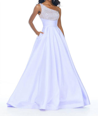 Ashleylauren - One Shoulder Ball Gown