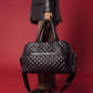 Jen & Co. - Women's Mills Quilted Weekender Bag