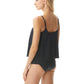 Michael Kors - Layered Underwire Tankini Top