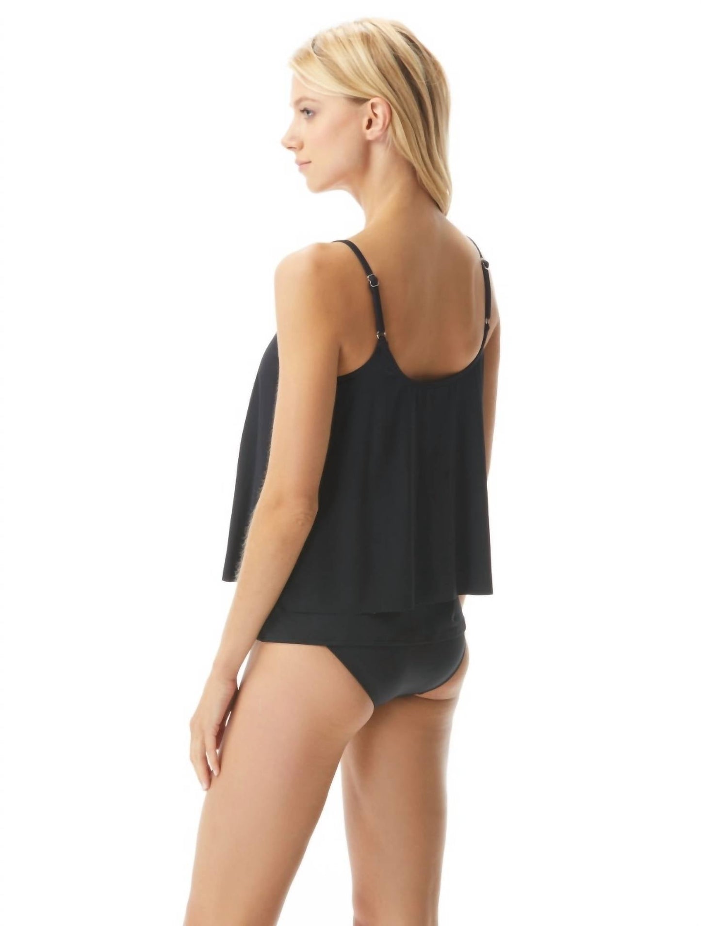 Michael Kors - Layered Underwire Tankini Top