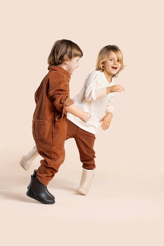 Omamimini - Kids' Long Sleeve Henley Top