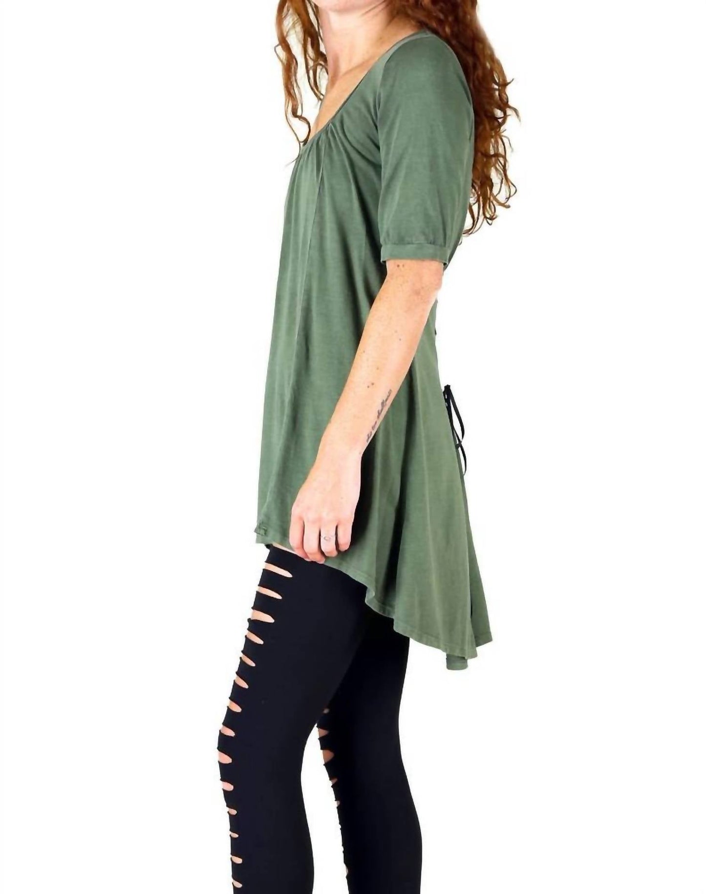 Tough Luv - Corset Back Cotton Jersey