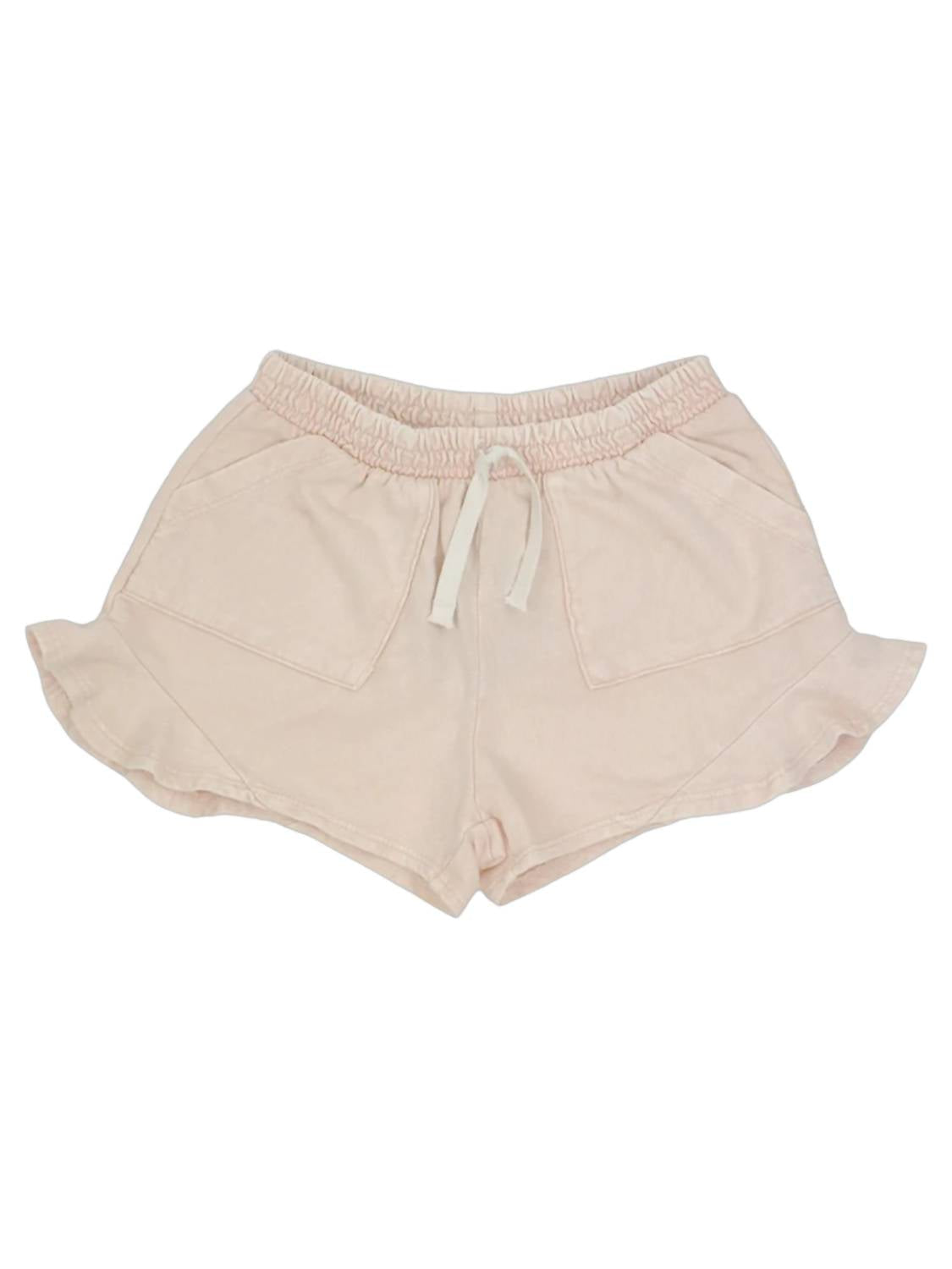 Tiny Whales - Girl's Pink Skies Butterfly Short