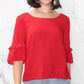 & Other Stories - Ruffle Sleeve Short Blouse