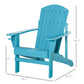 Classic Wood Adirondack Chair with Cupholder