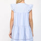 Fate - Grace Eyelet Detail Tassel Mini Dress