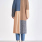 Elan - Colorblock Long Cardigan