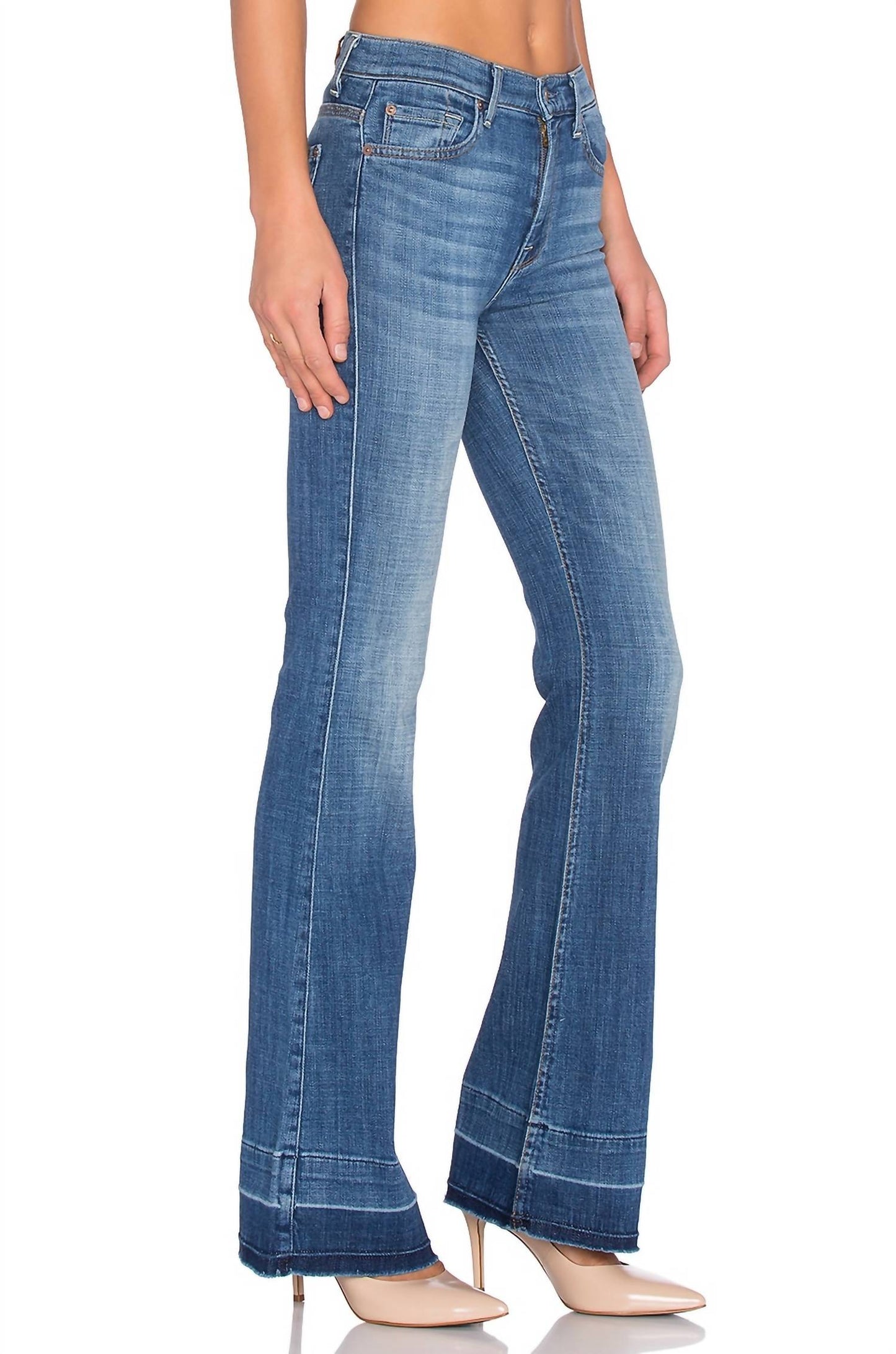 7 For All Mankind - Ginger Wide Leg Trouser Jeans