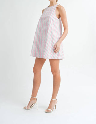 Mable - Patchwork Mini Dress