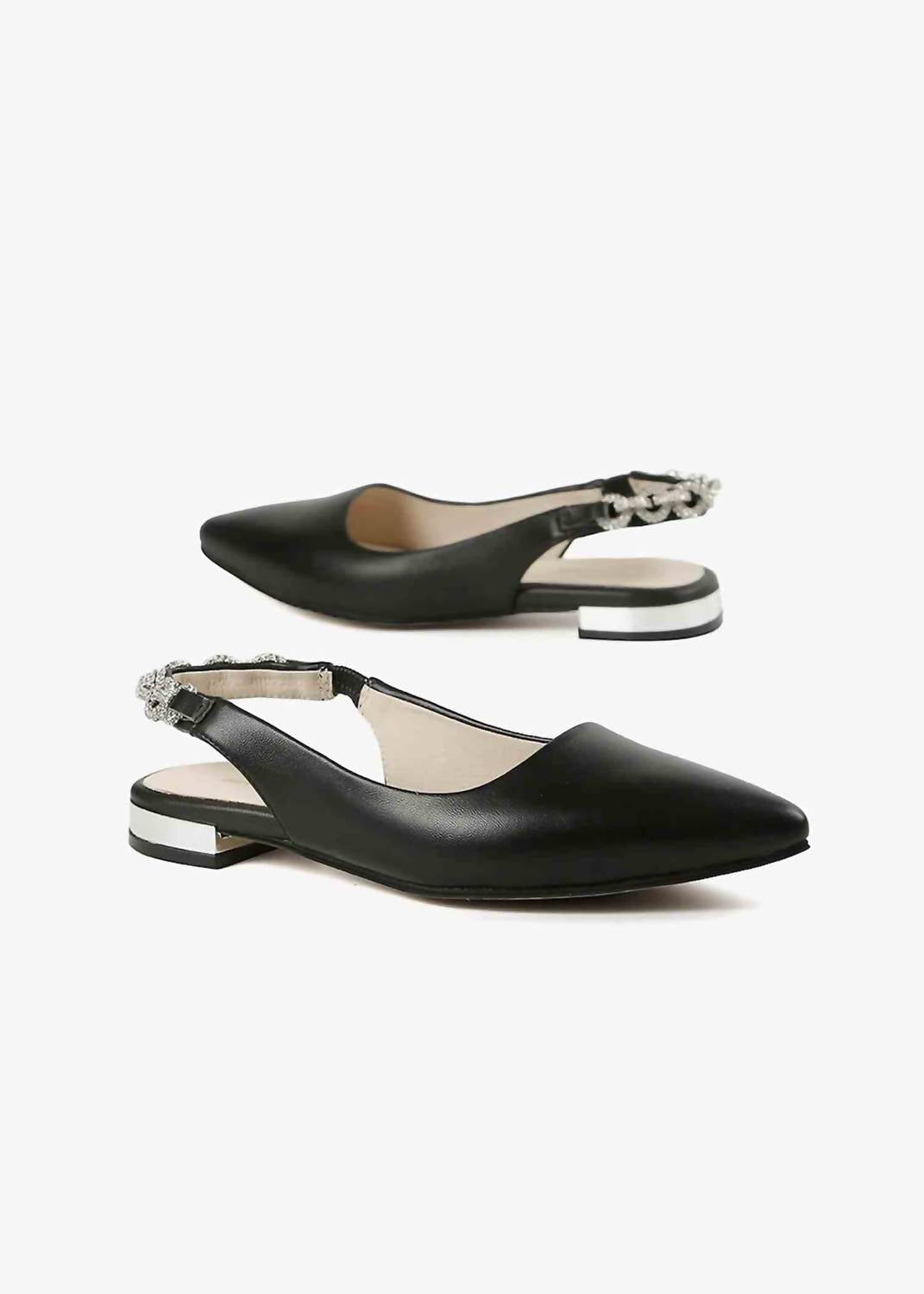 All Black - Women's Royal Sling Flat