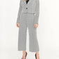 Frank Lyman - Cropped Houndstooth Knit Jacket