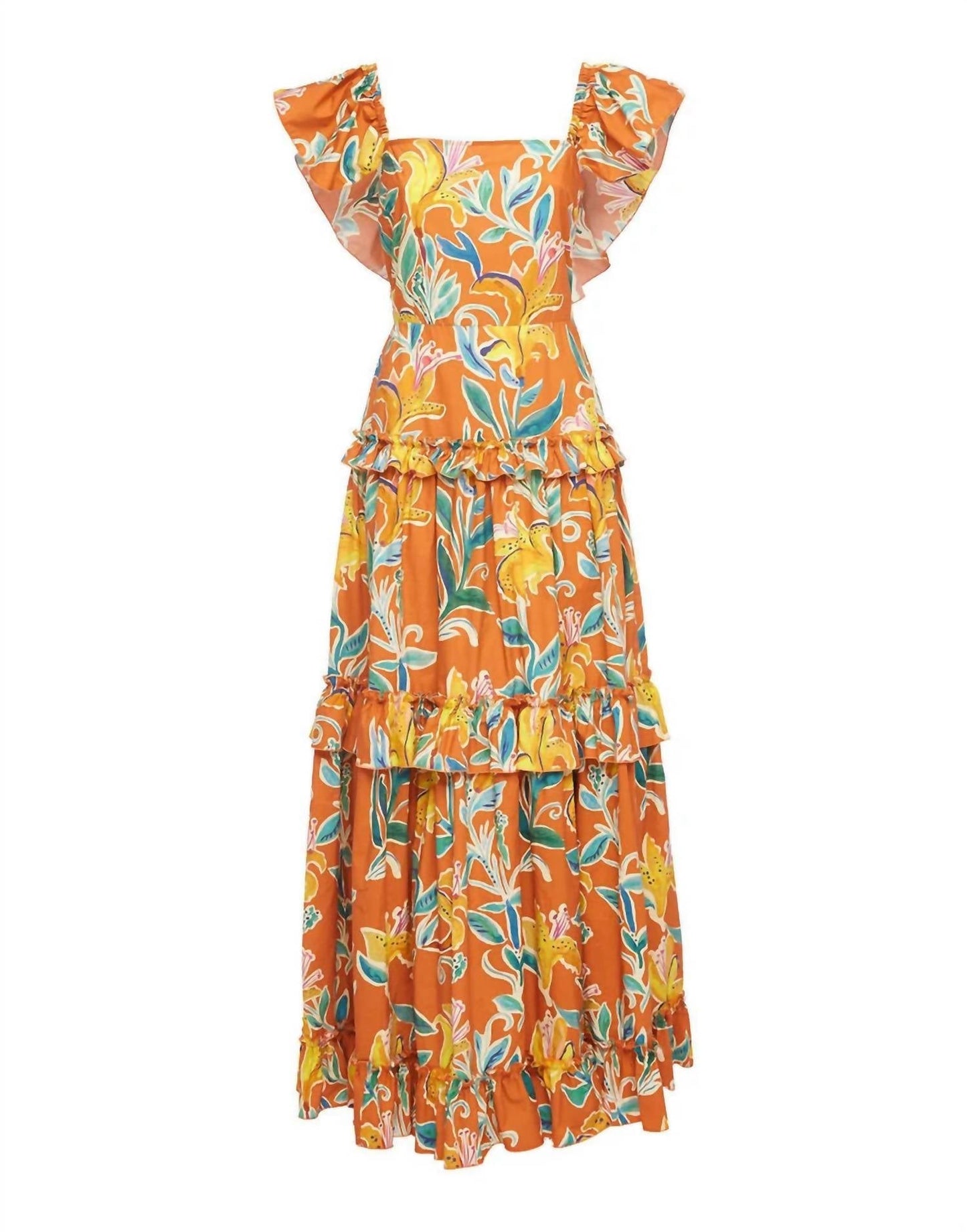 La Doublej - Scarlett Ruffle Maxi Dress