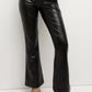 Veronica Beard - Carson Vegan Leather Kick-flare Pant