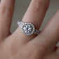 Allyanna Gifts - Women's 1.2ct Moissanite Engagement Ring