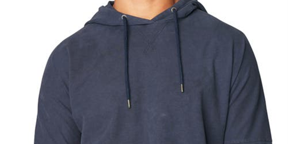 Good Man Brand Japan Long Sleeve Pullover Hoodie in Sky Captain Size Large