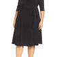 Kiyonna Women's Essential Wrap Dress Black Size 2X