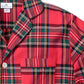 Petite Plume Men's Imperial Tartan Flannel Pajamas Red Size Medium