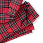 Petite Plume Men's Imperial Tartan Flannel Pajamas Red Size Medium