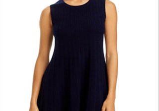 C by Bloomingdale's Cashmere Short Cashmere Dress Navy