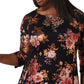 Maree Pour Toi Women's Floral Lace Sheath Dress Black Size 20