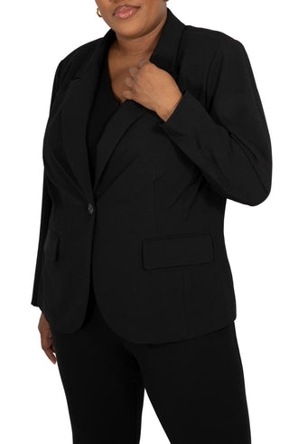 Marée Pour Toi Light Blue Core Blazer, Size 22W