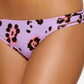Hula Honey Junior's True Spots Hipster Bikini Swim Bottom Purple Size Medium