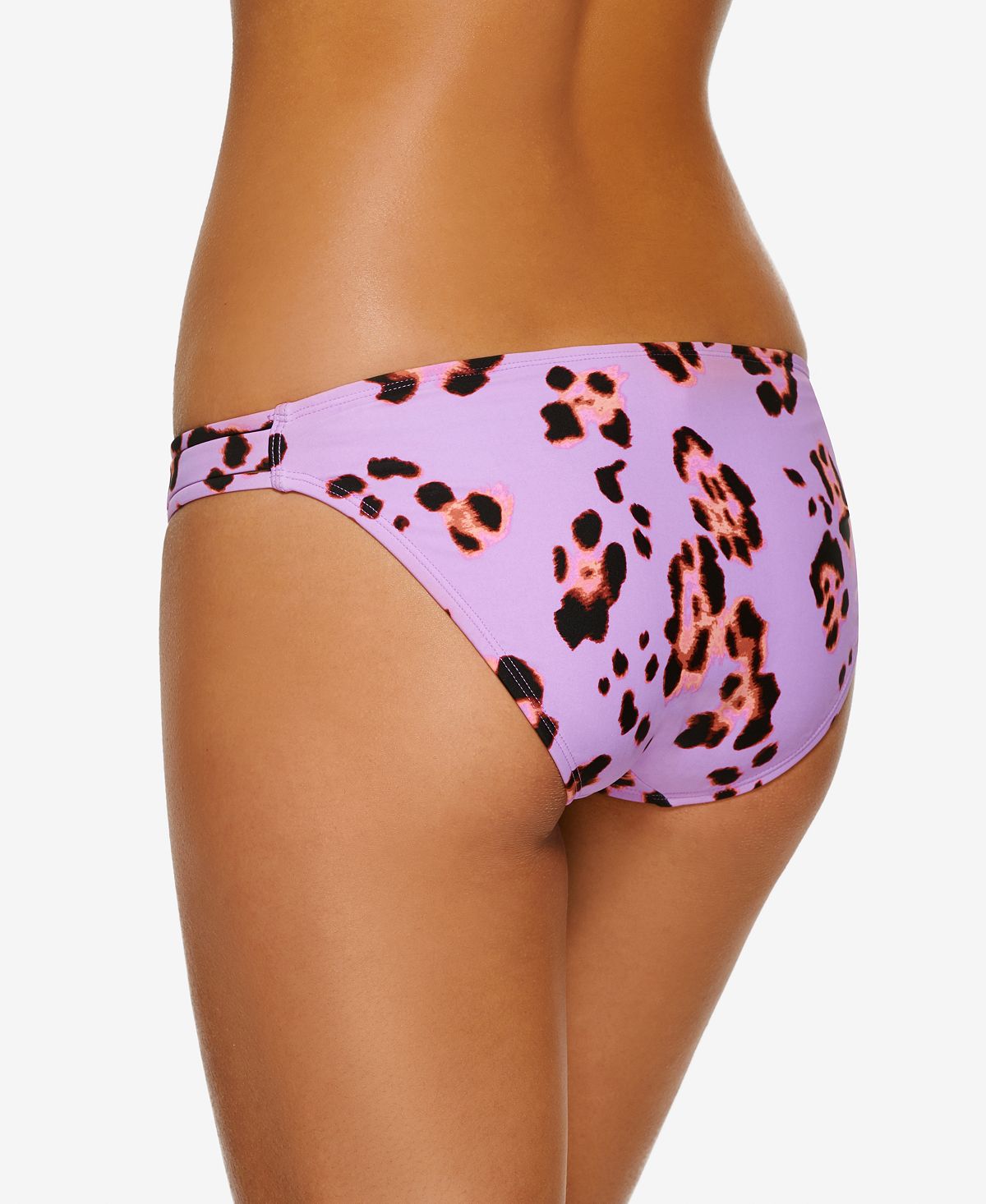 Hula Honey Women's Hipster Bikini Swim Bottom Purple Size Large