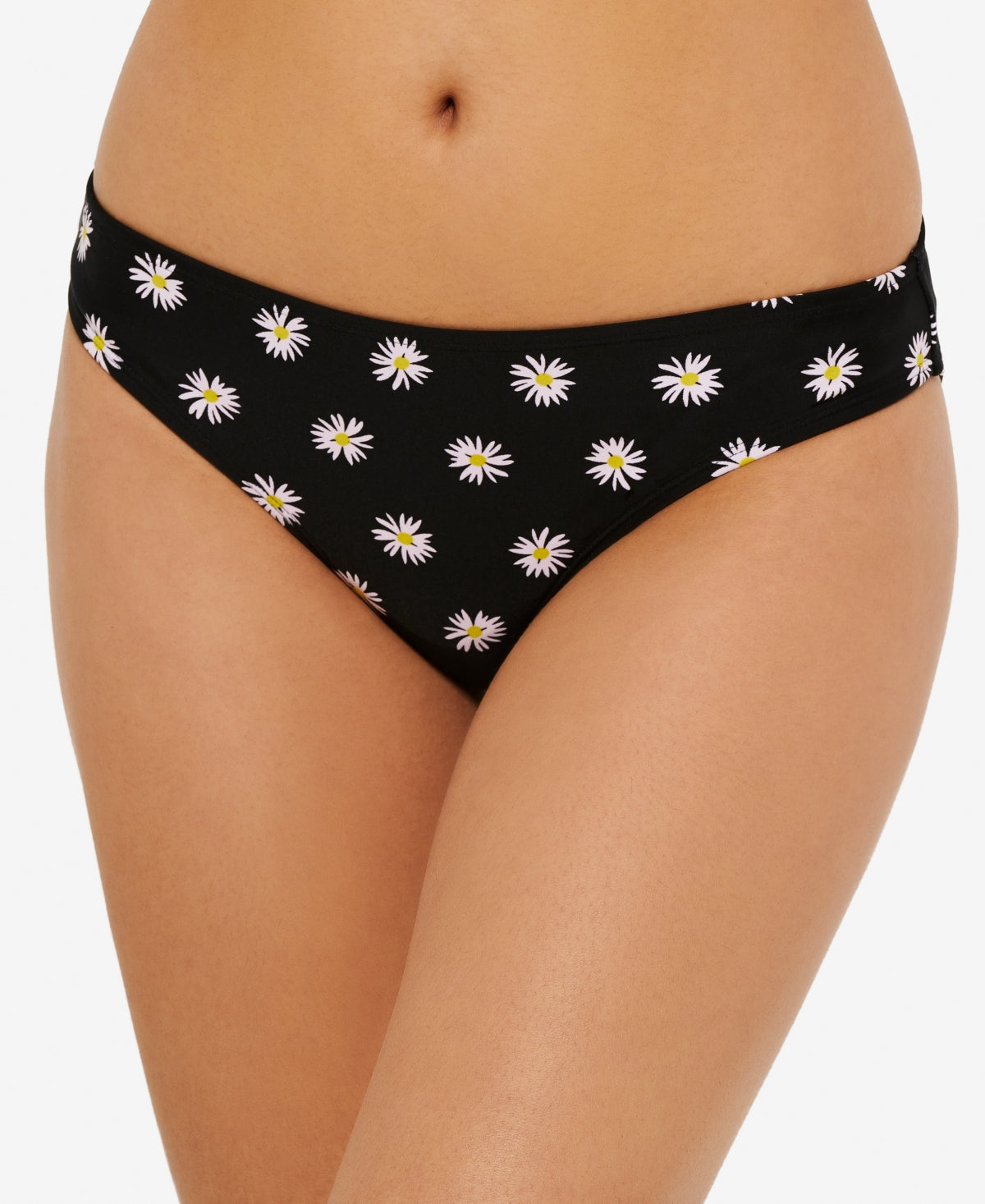 Hula Honey Women's Bikini Bottom Hipster Floral Black