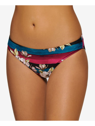 Hula Honey Women's Junior's Sweet Bloom Hipster Bikini Swim Bottoms Pink Size Small