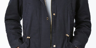 Collection B Junior's Hooded Anorak Jacket Blue Size Medium