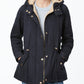 Collection B Junior's Hooded Anorak Jacket Blue Size X-Large