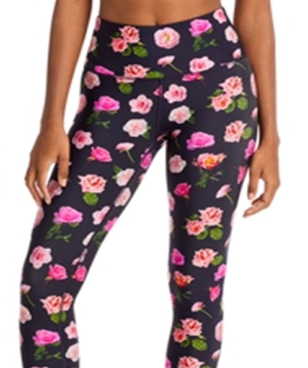 Terez Women's Duoknit Super High Waist Leggings Pink Size Medium