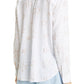 Rails Women's Charli Star Print Linen Blend Button Up Shirt White Size M