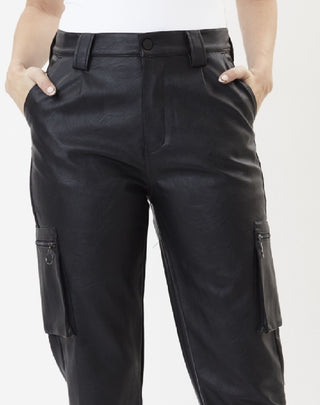 Kancan Women's High Rise Jogger Pants Black Size 11