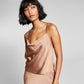 And Now This Women's Chain Strap Top Brown Size Small