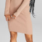 And Now This Women's Ribbed Knit Bodycon Dress & Shrug Brown Size Medium