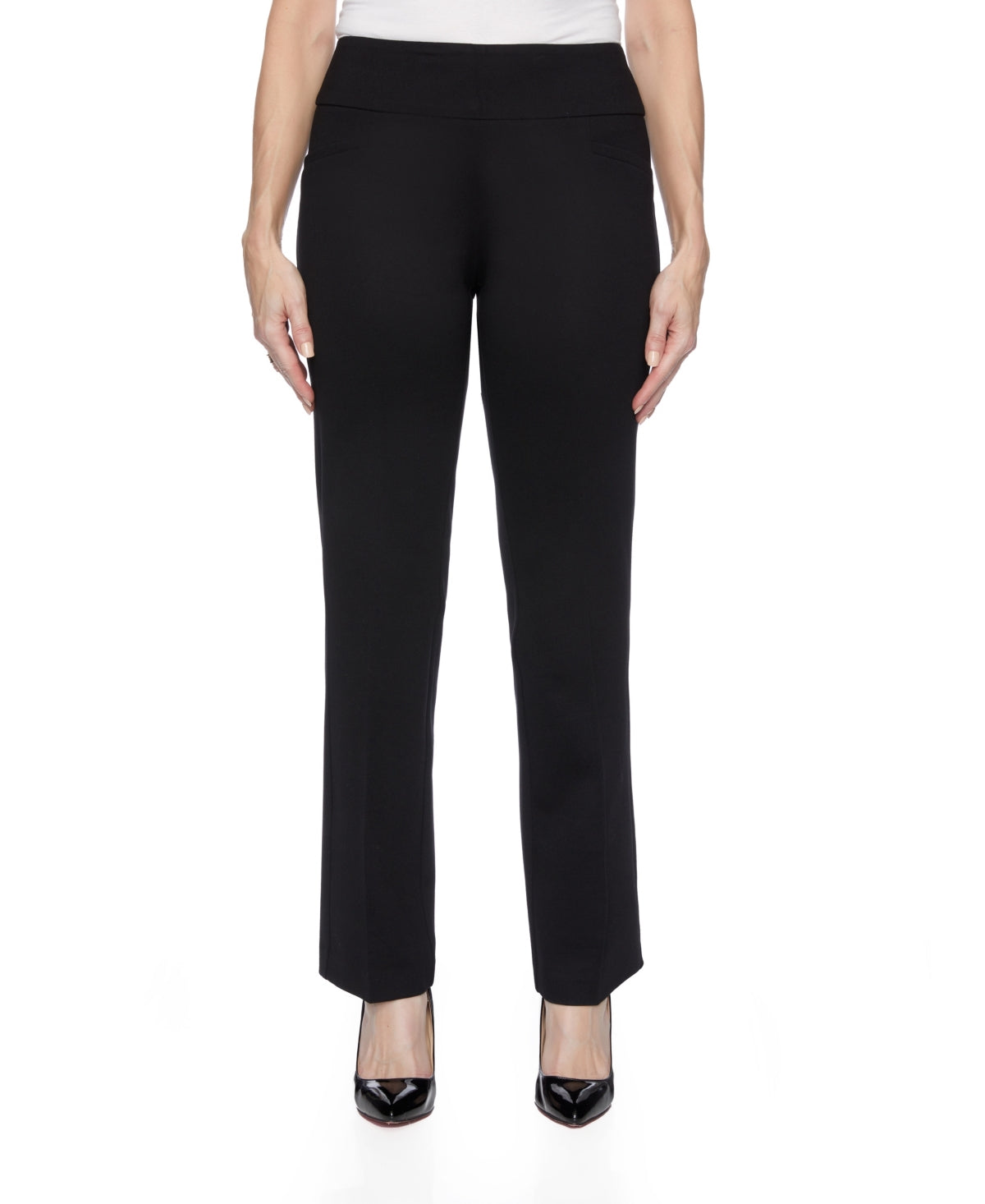 Cooper & Ella Women's Pull on Bootcut Pants Black Size Medium