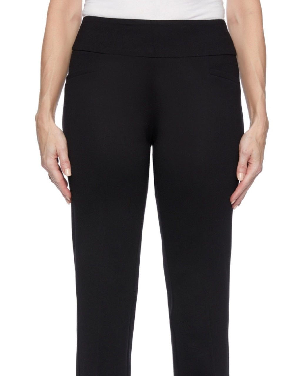 Cooper & Ella Women's Pull on Bootcut Pants Black Size Medium