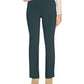 Cooper & Ella Women's Pull on Bootcut Pants with Faux Front Pocket Green Size 16