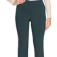Cooper & Ella Women's Pull on Bootcut Pants with Faux Front Pocket Green Size 16