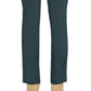 Cooper & Ella Women's Pull on Bootcut Pants with Faux Front Pocket Green Size 16